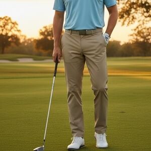 NIKE Dri-FIT Victory Golf Pants | Khaki Tan | Men's 36x30 |‎ Performance Stretch